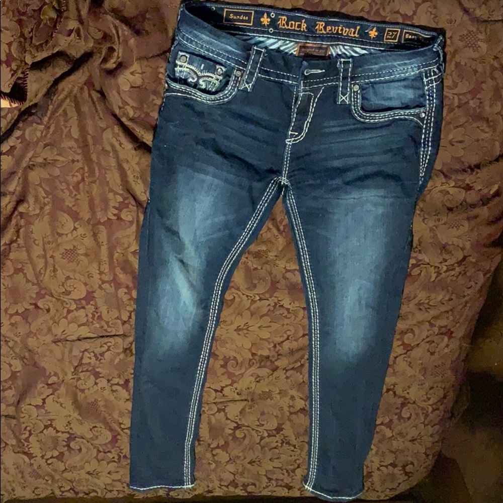 Rock revival easy skinny jeans size 27